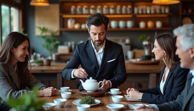 La montée en popularité du sommelier en thé japonais dans le monde du gastronomie