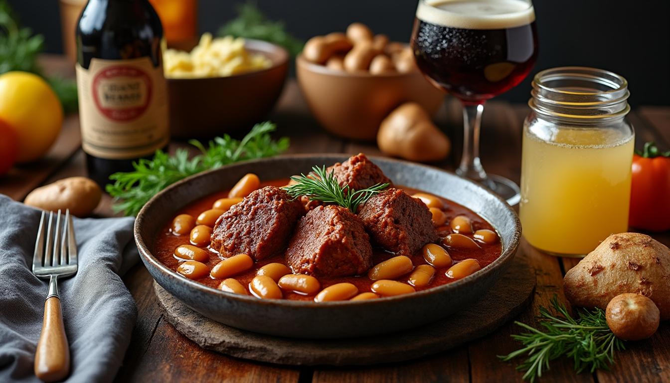 Les meilleures suggestions de boissons : que boire avec un cassoulet ?