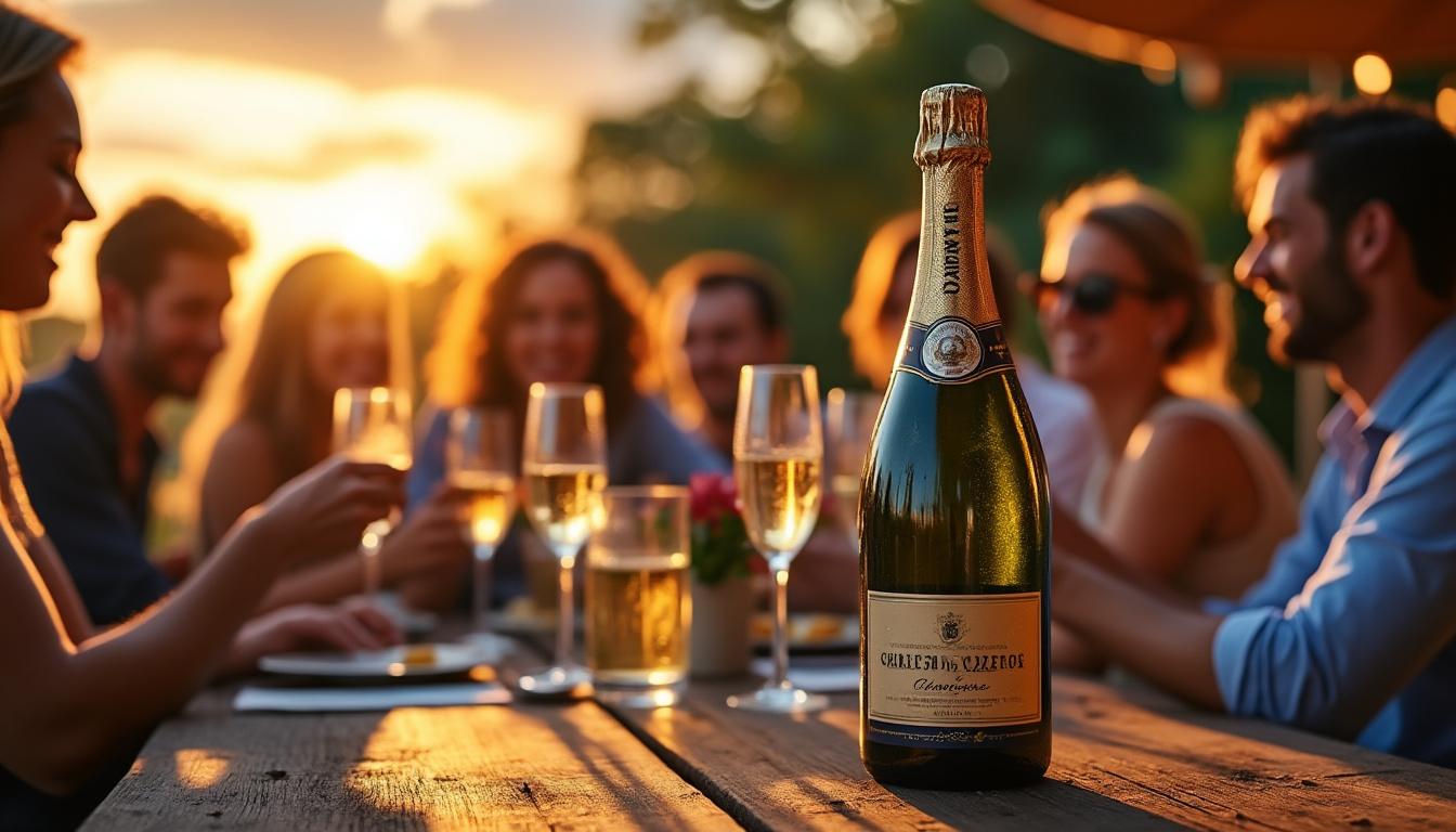 Des fêtes élégantes avec le champagne Charles de Cazanove Lidl à prix abordables