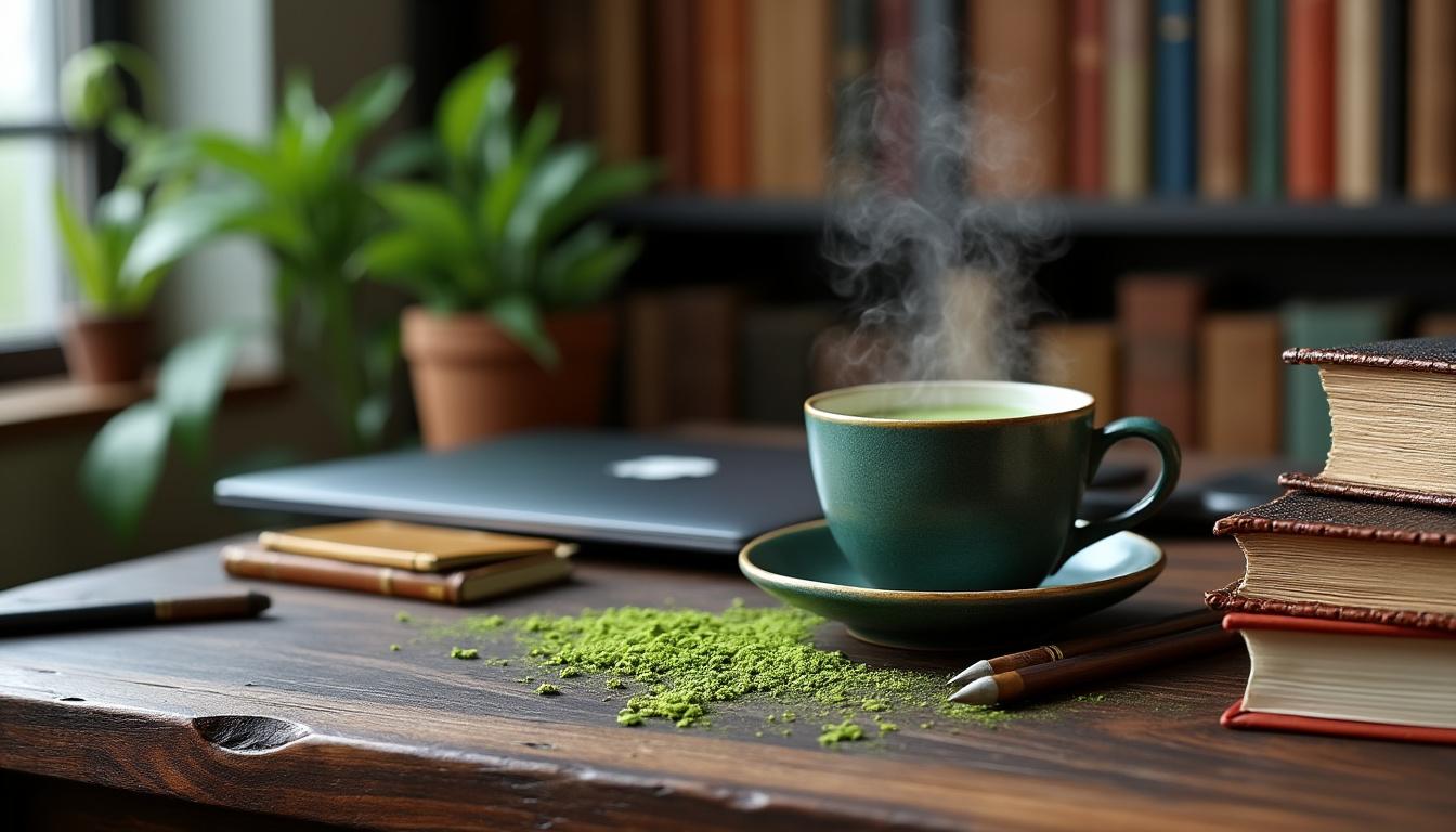 découvrez la poudre de thé vert bio matcha, une solution naturelle idéale pour stimuler votre concentration. profitez de ses bienfaits antioxydants et énergisants pour améliorer votre focus au quotidien. parfait pour les étudiants et les professionnels en quête de performance!