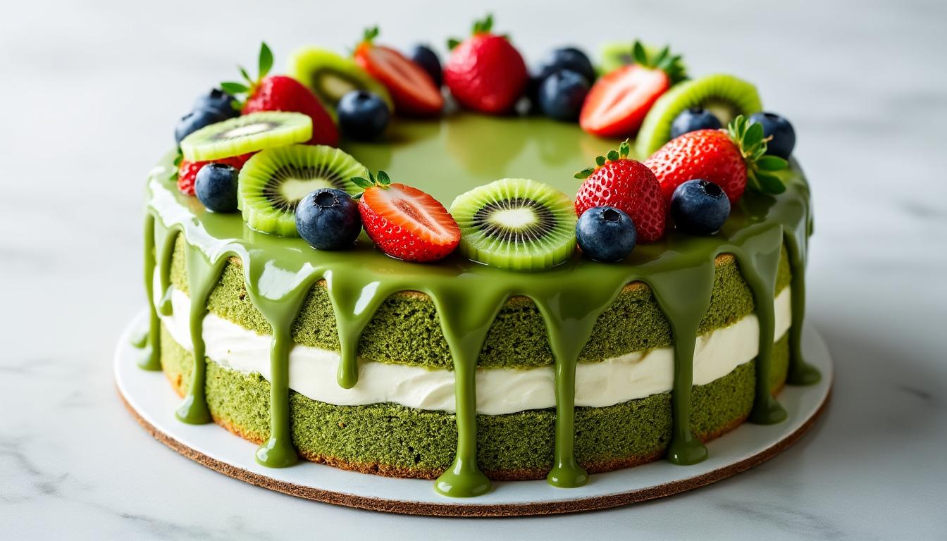 découvrez notre recette facile pour réaliser un délicieux gâteau au yaourt et au thé matcha. parfait pour les amoureux de douceurs, ce gâteau moelleux et parfumé ravira vos papilles en un rien de temps. essayez-le dès maintenant !