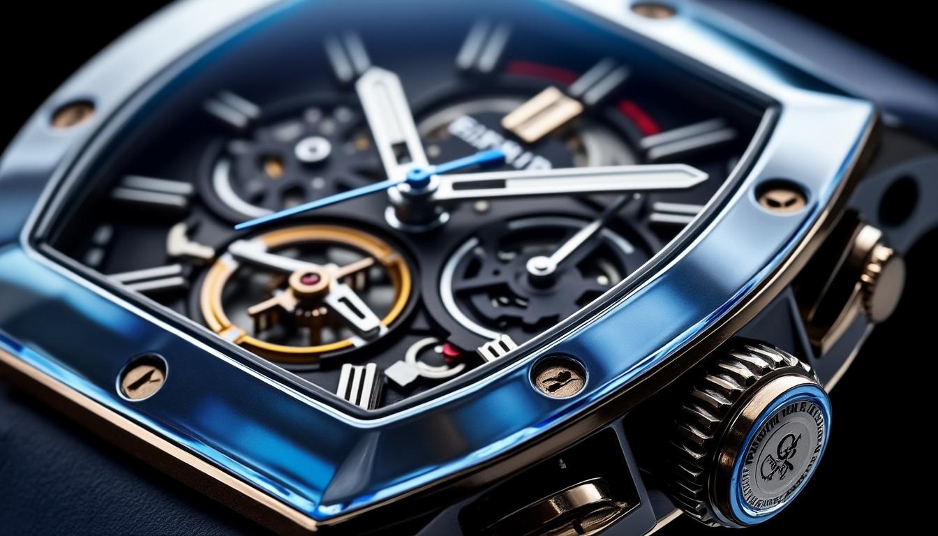 découvrez la richard mille rm 75-01 sapphire, une montre emblématique qui incarne l'ultra-luxe avec son design novateur et ses matériaux précieux. plongez dans l'univers de l'horlogerie haut de gamme avec ce modèle aux fonctionnalités exceptionnelles et un tarif astronomique. un bijou pour les passionnés et les collectionneurs.