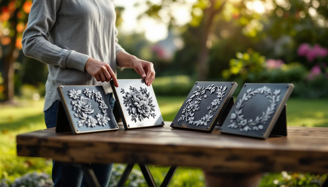 Choisir des plaques funéraires personnalisées pour célébrer la vie