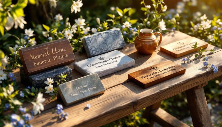 Comment choisir des plaques funéraires originales pour honorer un être cher