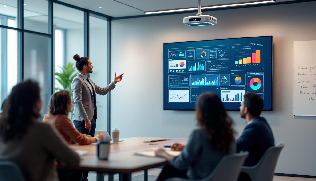 découvrez comment un vidéoprojecteur bureautique wi-fi de qualité peut transformer vos conférences en améliorant la clarté et la mobilité de vos présentations.