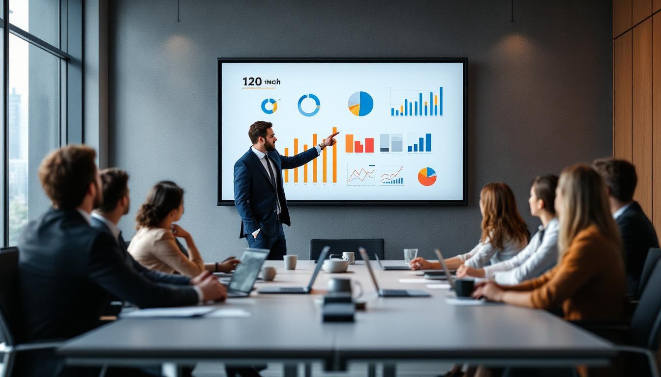 L’importance d’un écran de projection 120 pouces pour vos présentations professionnelles