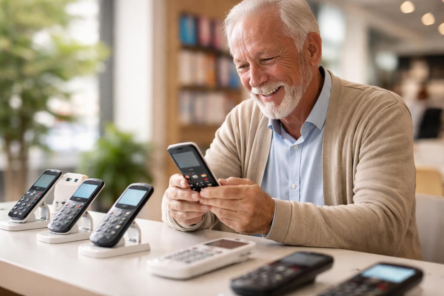 Choisir un téléphone portable avec photo adapté aux seniors