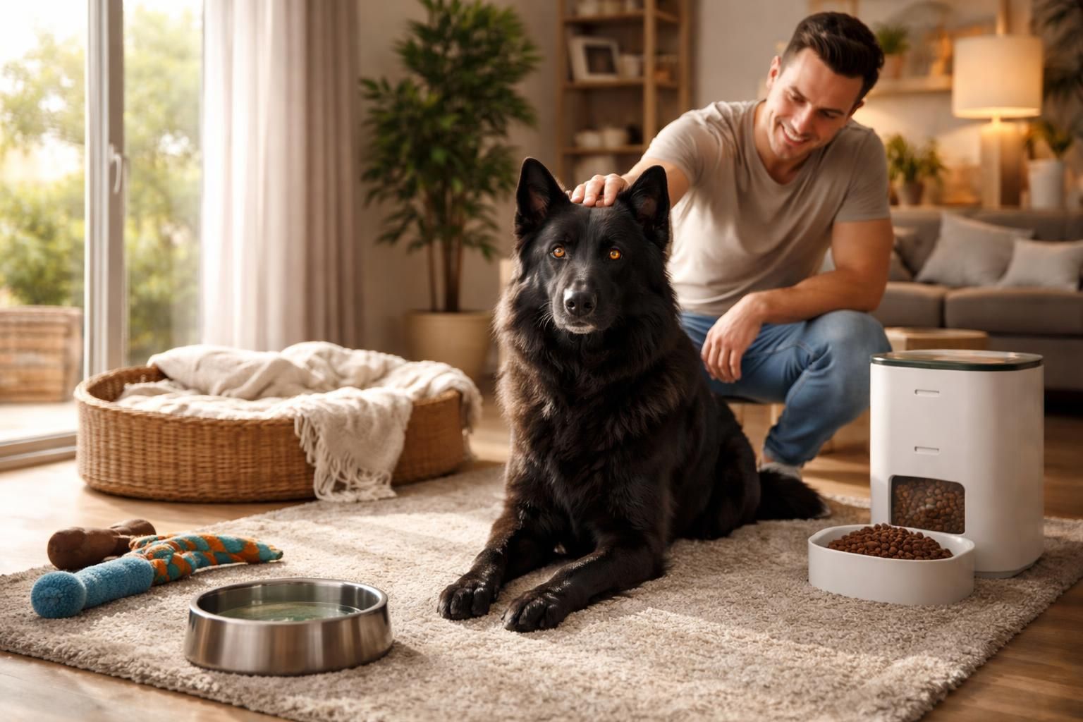 Comment bien s&rsquo;occuper d&rsquo;un chien loup noir chez soi