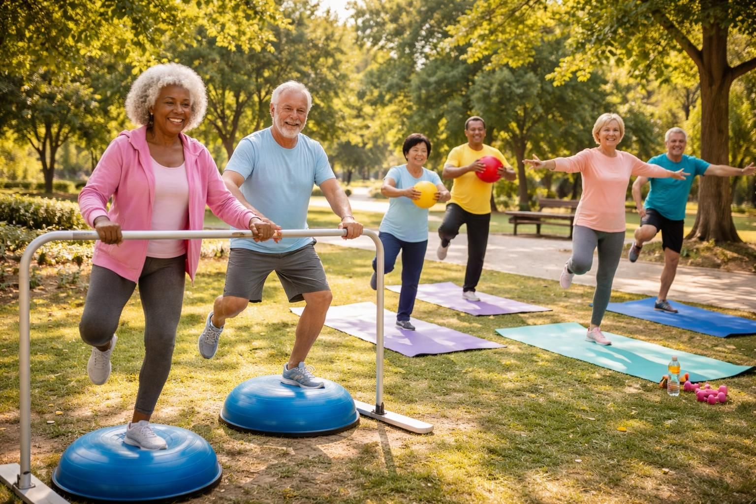Exercices pour seniors : renforcer l&rsquo;équilibre pour une autonomie accrue