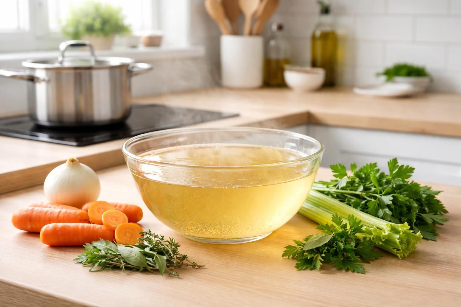 Guide détaillé pour préparer un bouillon clair pré-coloscopie