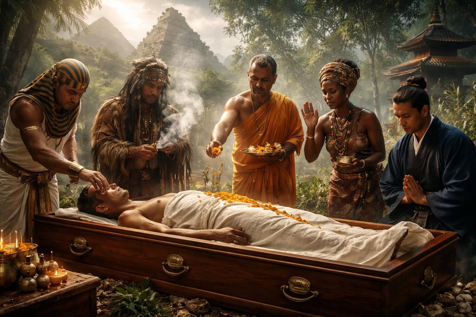 Mise en bière : origine des rites funéraires dans différentes cultures