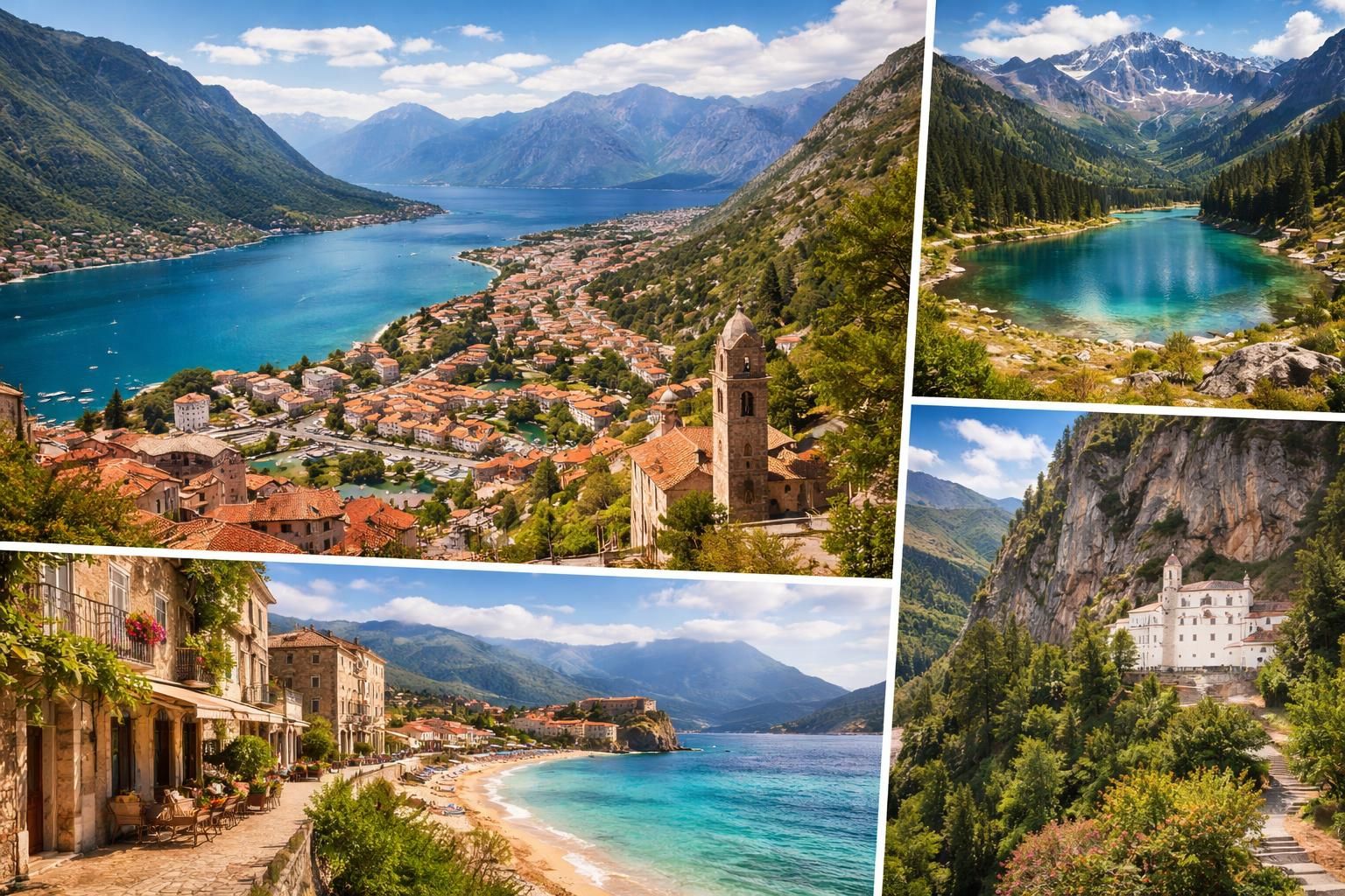 Explorer le Montenegro : 40 lieux incontournables à visiter