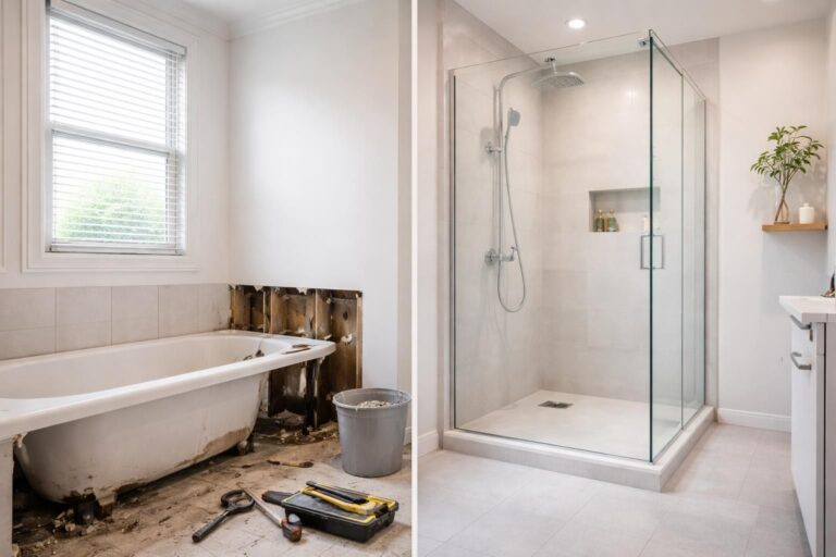 Guide pratique pour convertir votre baignoire en douche moderne