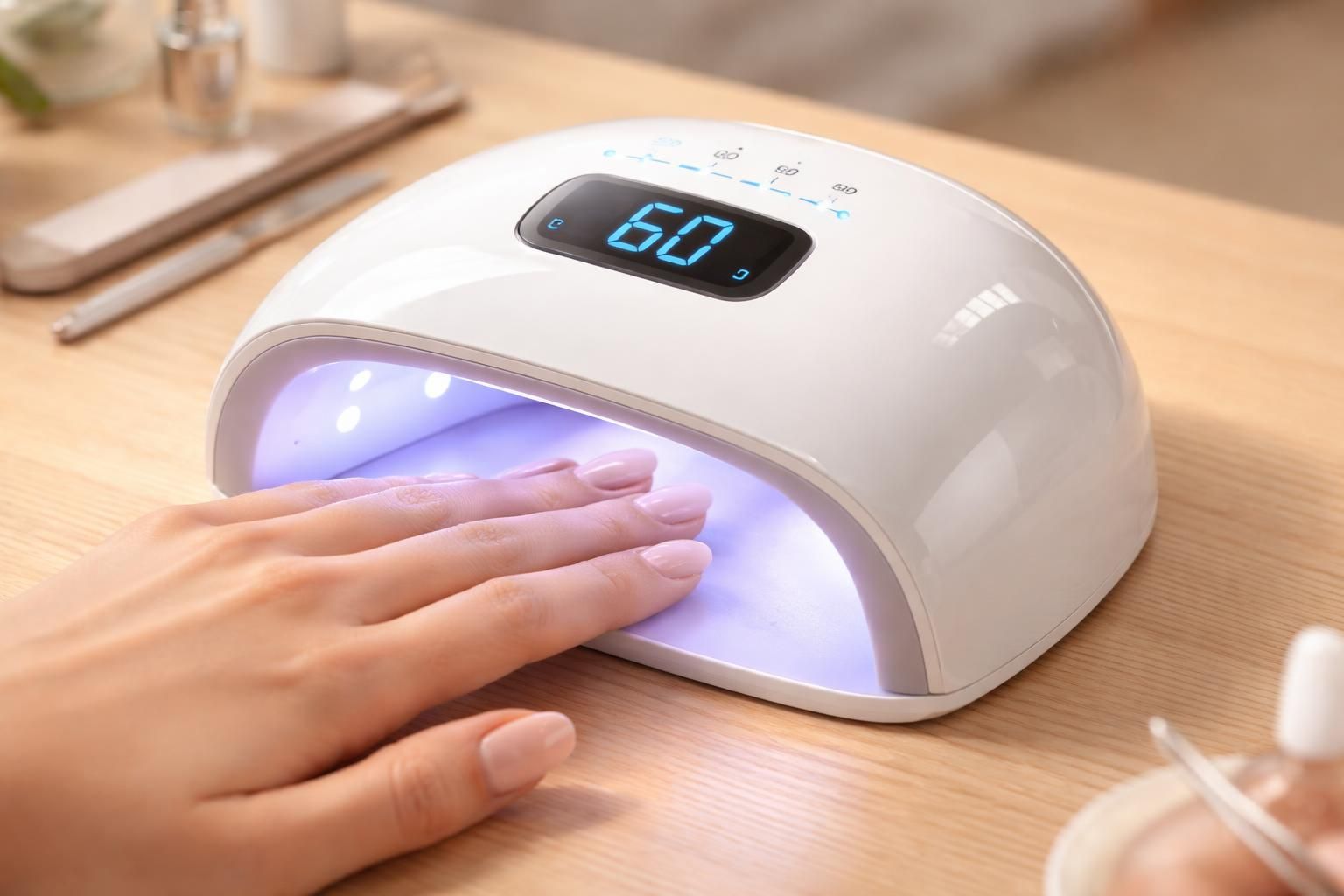Lampe pour ongles en gel : puissance idéale et durée