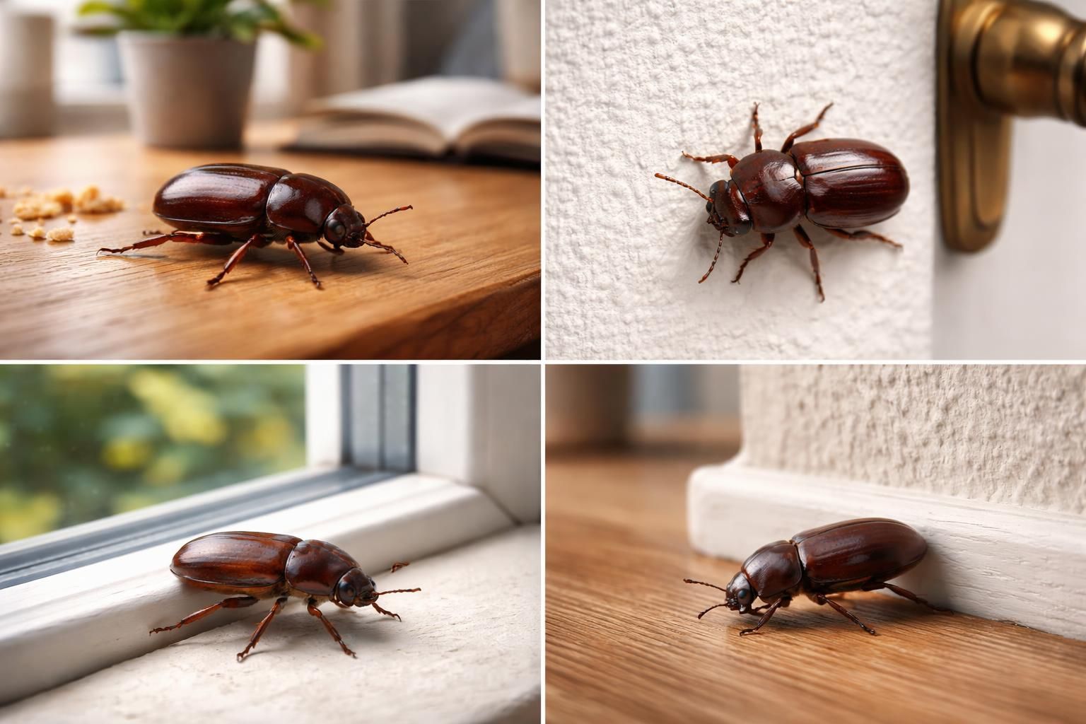 Les coléoptères marron dans la maison : un guide pour les identifier