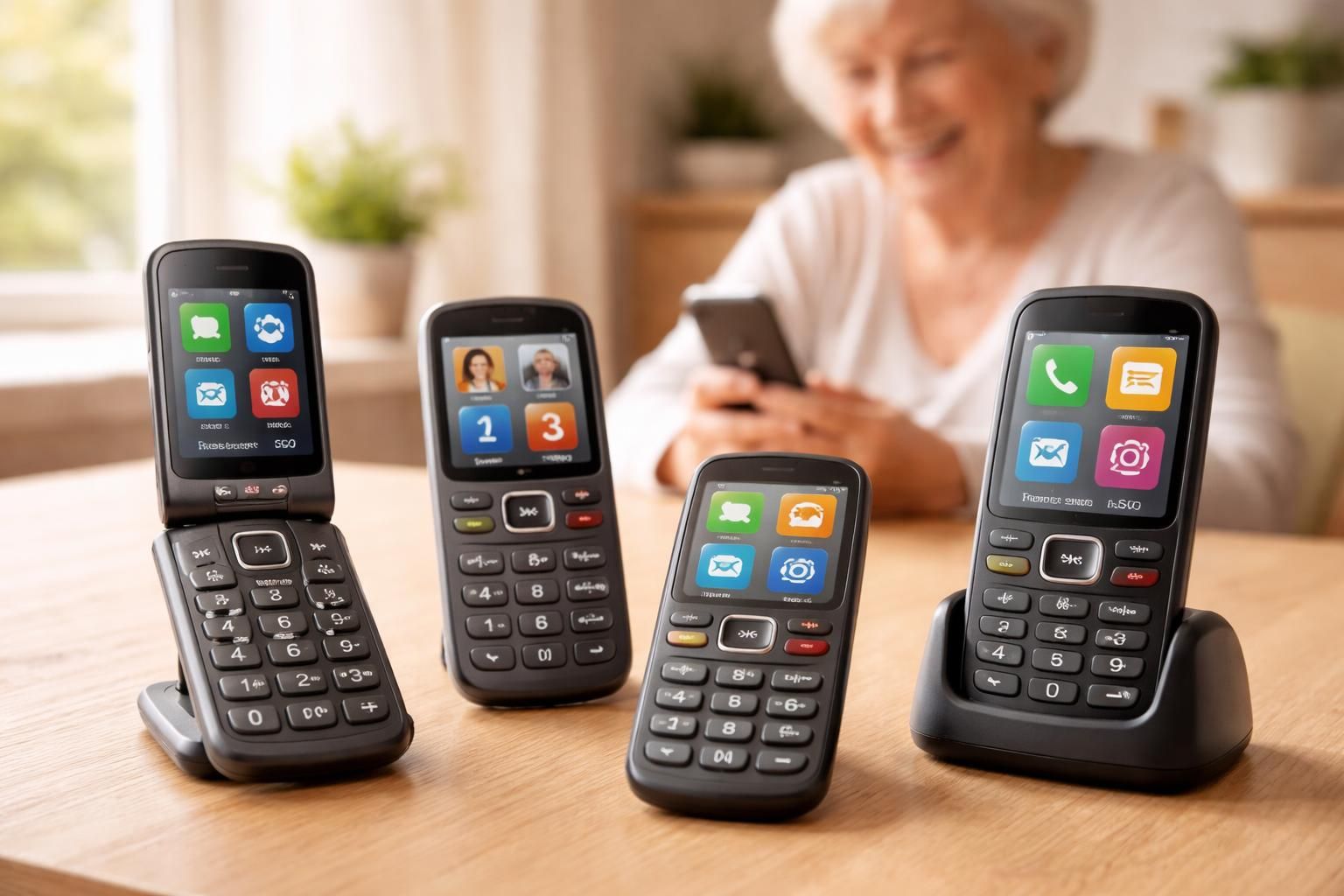Téléphones portables avec grosses touches : top choix pour seniors