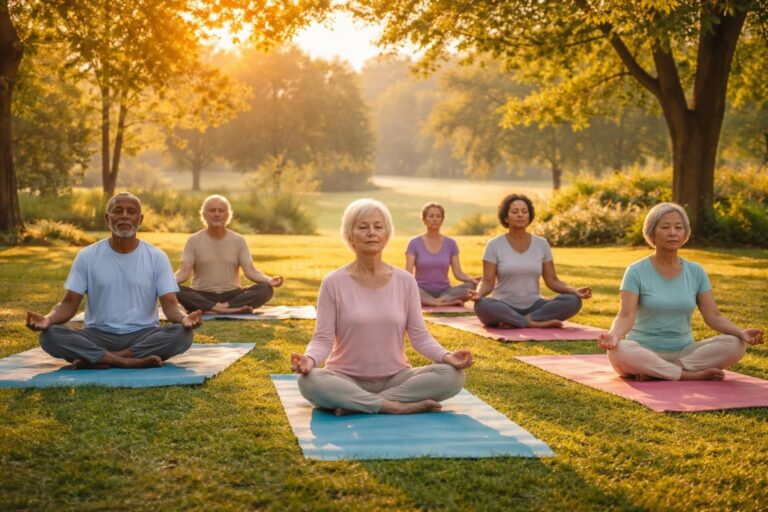 Yoga pour les seniors : les bienfaits sur le bien-être des aînés