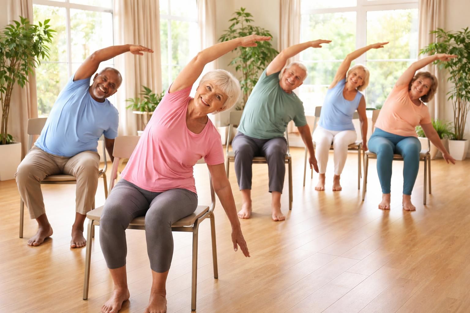 Yoga sur chaise pour seniors : pratique douce pour tous niveaux