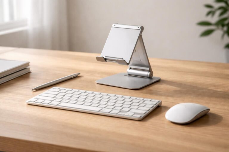 Accessoires utiles : clavier, stylet, support, souris