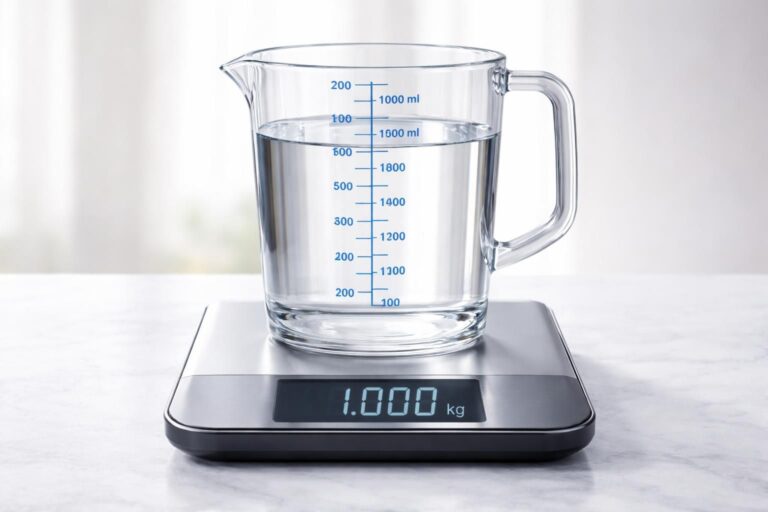 Comprendre le poids exact d&rsquo;un litre d&rsquo;eau