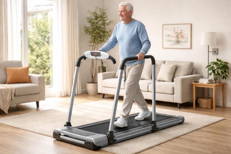 Astuce d&rsquo;espace : tapis de marche pliable spécialement conçu pour seniors
