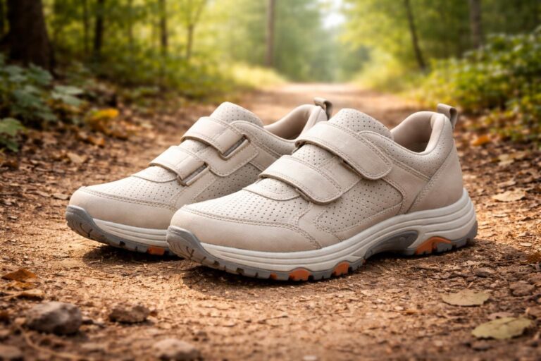 Chaussures sécurisées pour marches seniors