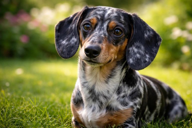 Teckel arlequin : un chien miniature au grand cœur