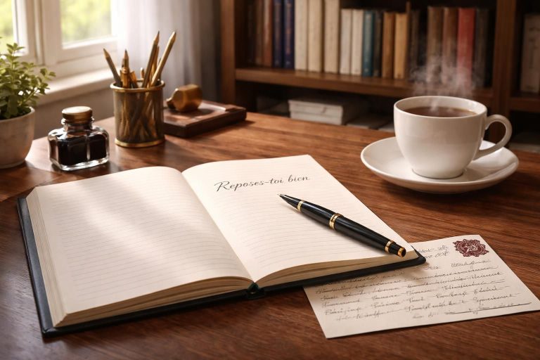 Guide pour bien écrire « reposes toi bien » correctement